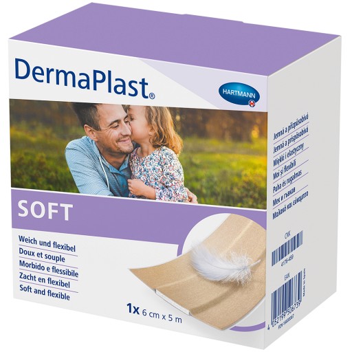 DERMAPLAST SOFT Pflaster 6 cmx5 m - 1Stk