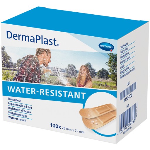 DERMAPLAST WATER-RESISTANT Pflasterstrips 25x72 mm - 100Stk
