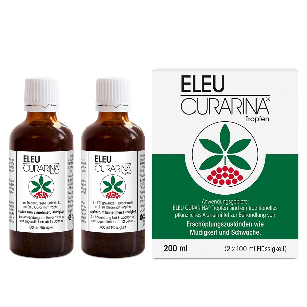 ELEU Curarina Tropfen 1ml Taigawurzel-Fluidextrakt - 2X100ml
