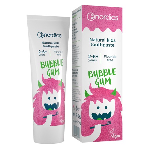 ZAHNPASTA Kids Bubble-Gum ohne Fluor Nordics - 50ml
