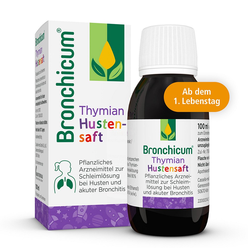 BRONCHICUM Thymian Hustensaft - 100ml