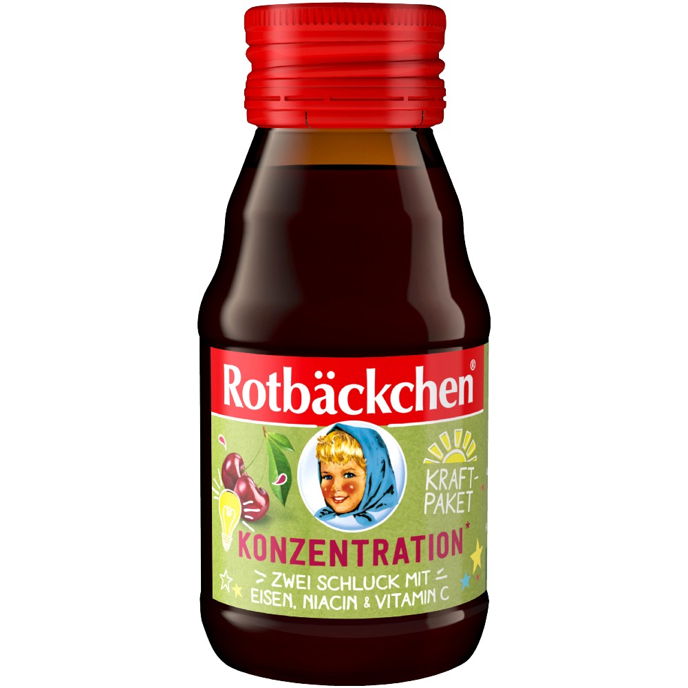 RABENHORST Rotbäckchen Kraftpaket Konzentration - 60ml