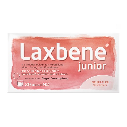 LAXBENE junior 4 g Neutral PLE Kdr.6 Mon.-8 Jahre - 30X4g