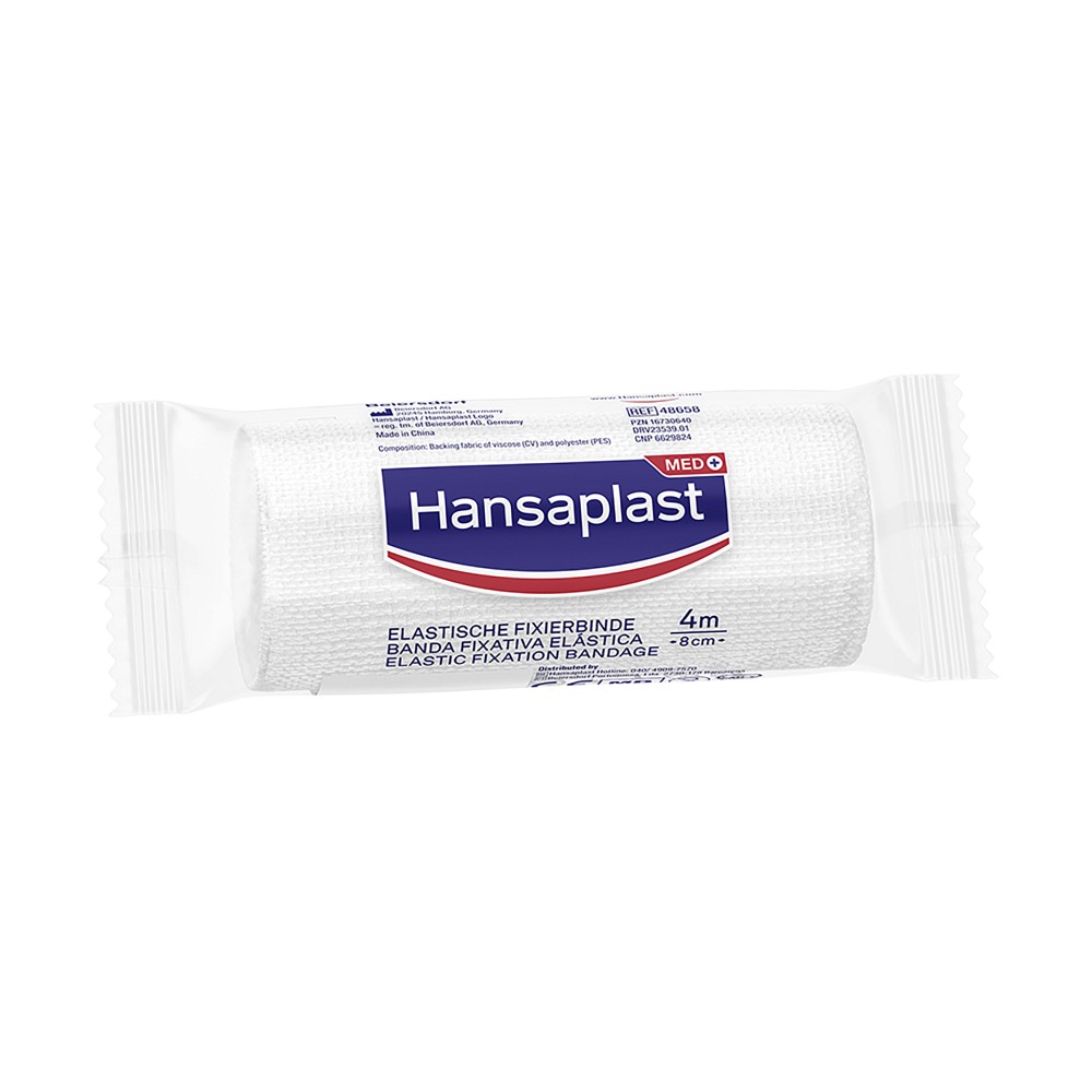 HANSAPLAST elastische Fixierb.gekreppt 8 cmx4 m - 1Stk - Hansaplast