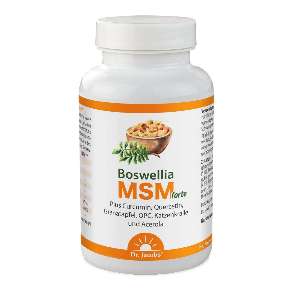 BOSWELLIA MSM forte Dr.Jacob\'s Tabletten - 90Stk - Abwehrkräfte
