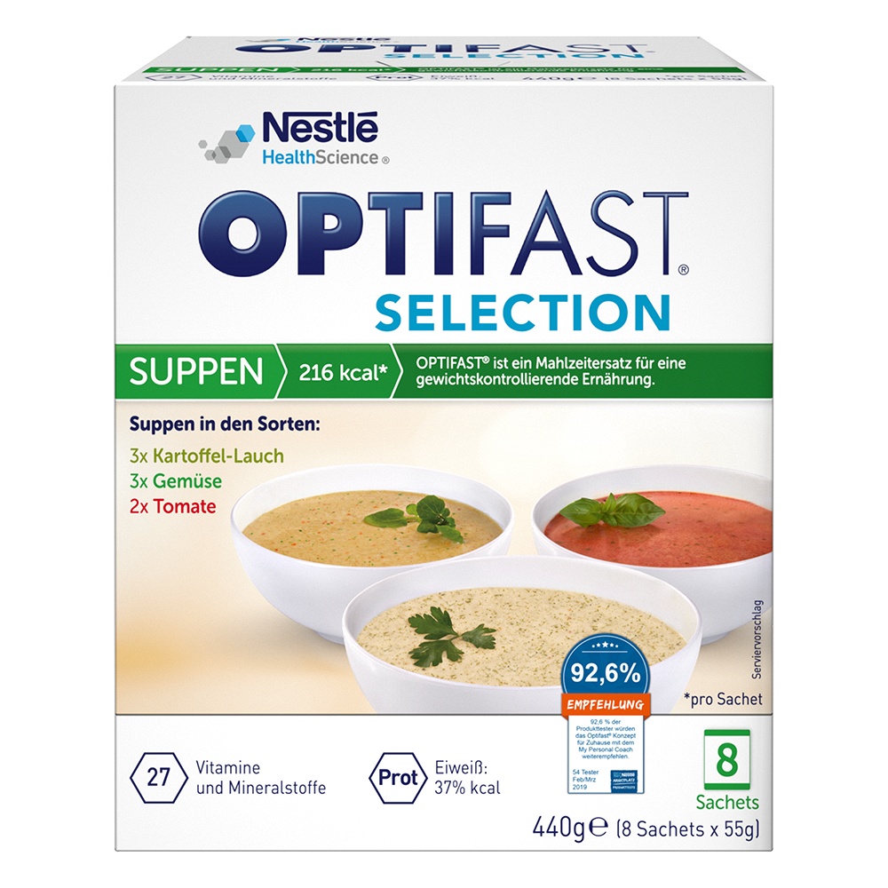 OPTIFAST Selection Suppen Pulver - 8X55g - OPTIFAST