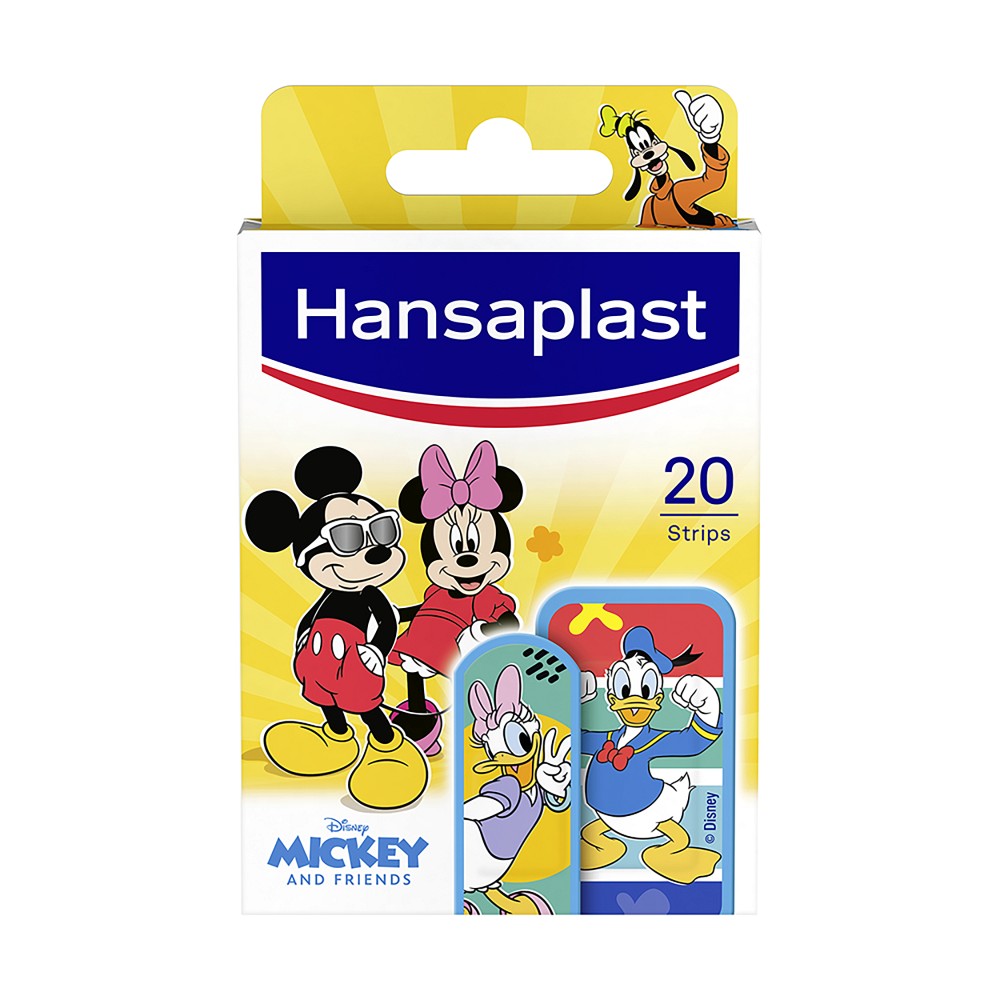 HANSAPLAST Kinder Pflasterstrips Mickey & Friends - 20Stk - Hansaplast