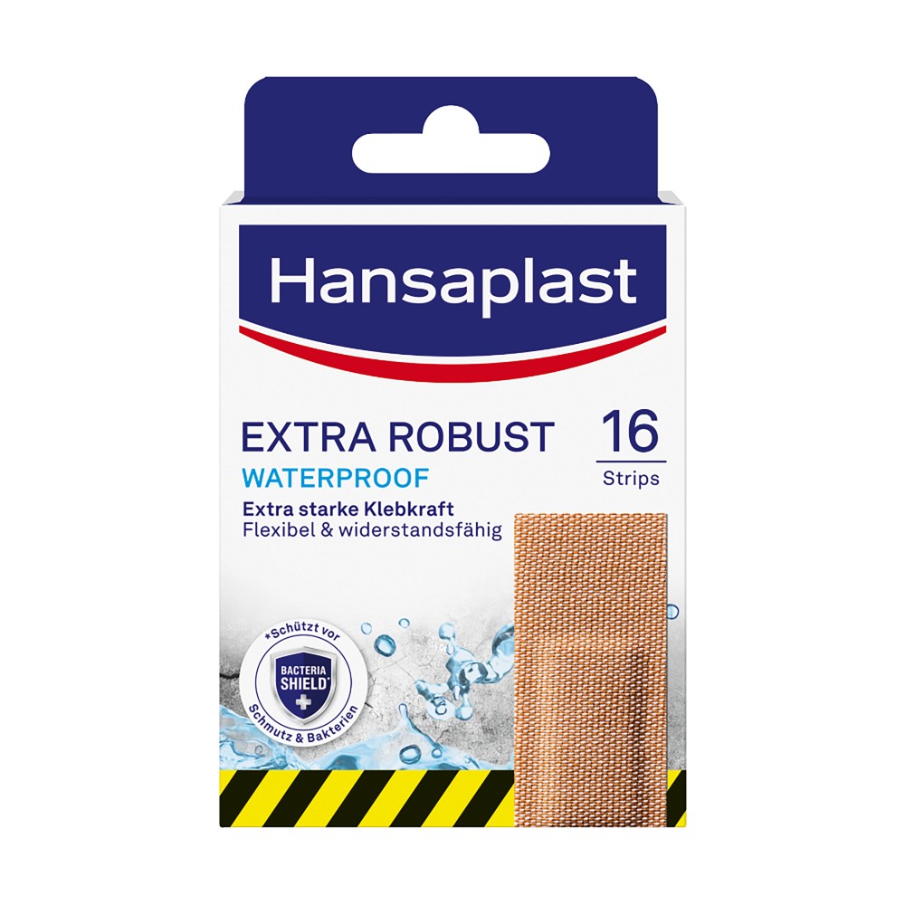 HANSAPLAST extra robust wasserdicht Pflasterstrips - 16Stk - Hansaplast