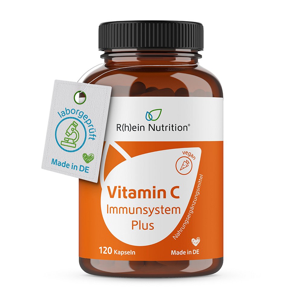 VITAMIN C IMMUNSYSTEM Plus Kapseln - 120Stk - R(h)ein Nutrition