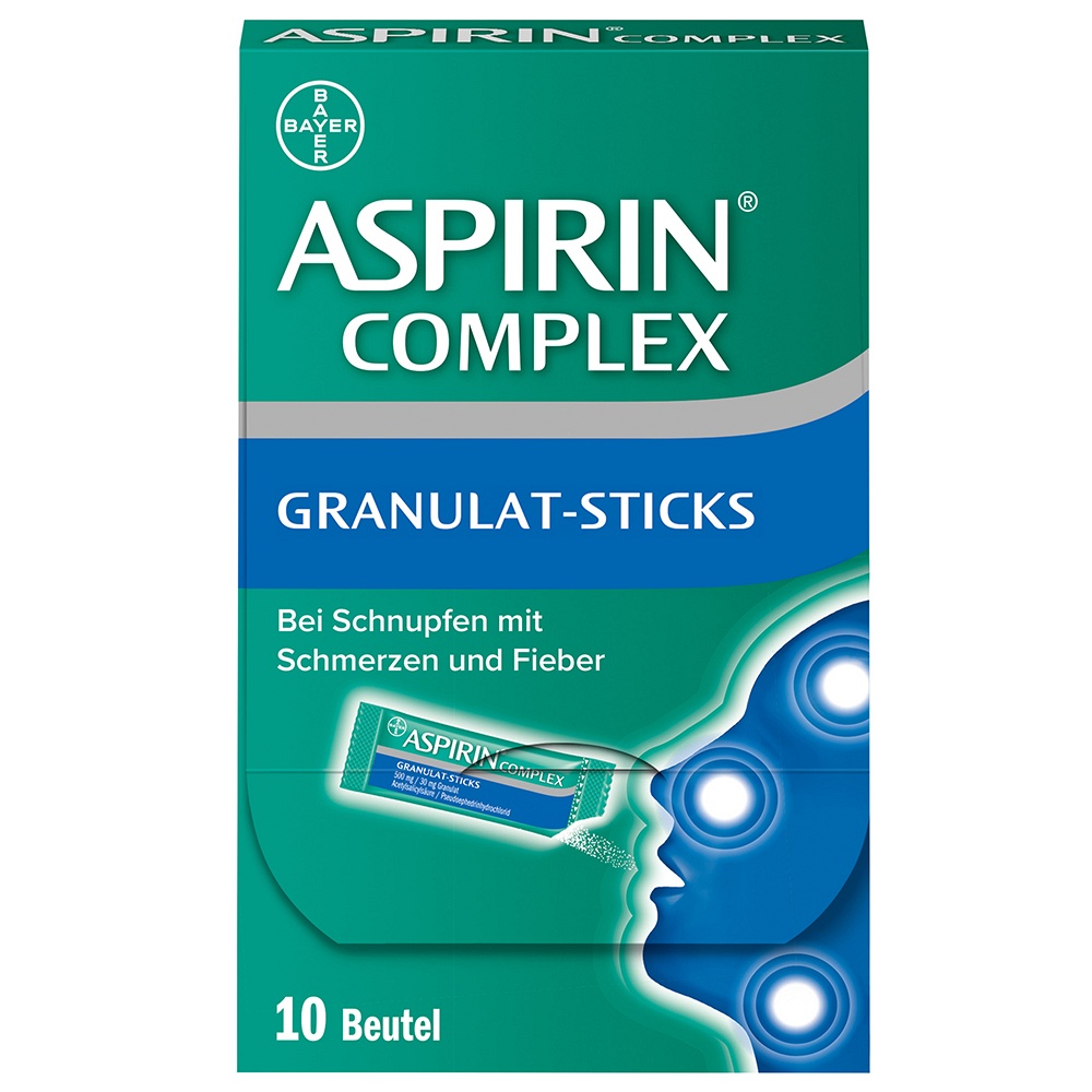 ASPIRIN Complex Granulat-Sticks 500 mg/30 mg - 10Stk