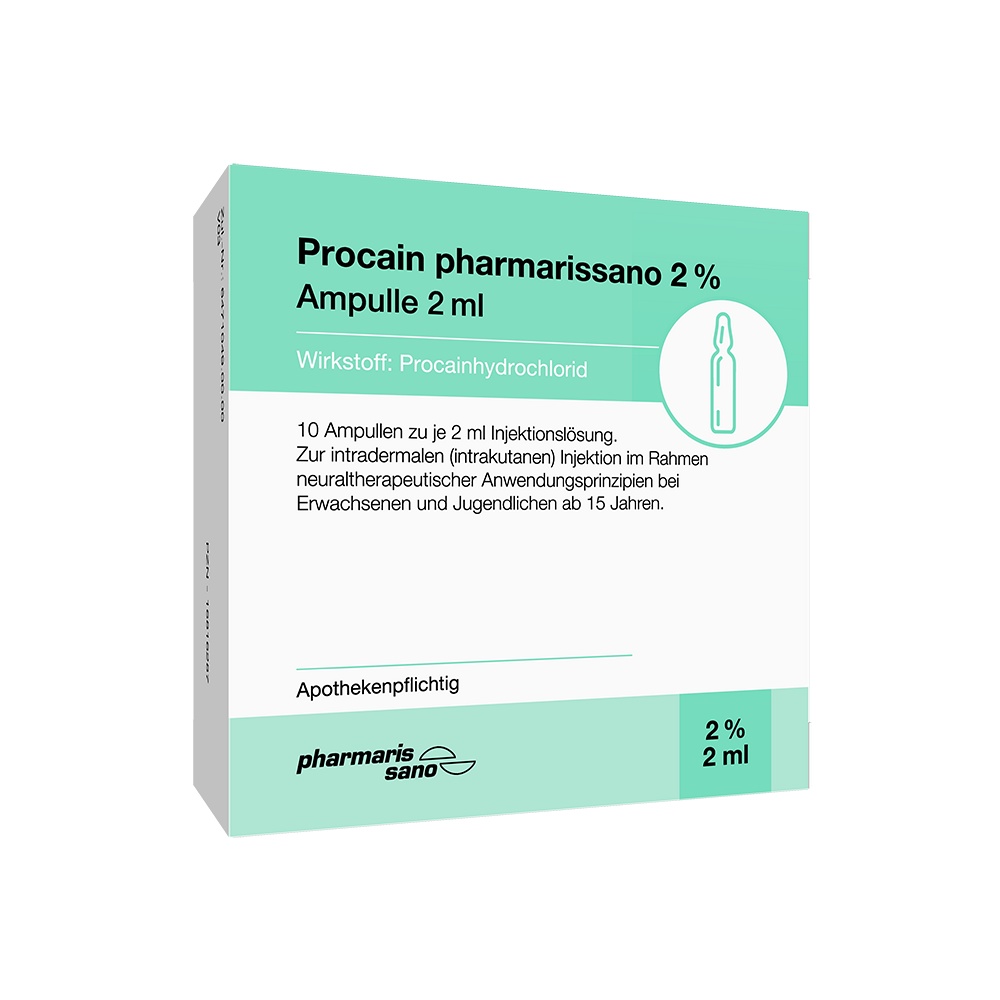 PROCAIN pharmarissano Ampulle 2% 2 ml Inj.-Lsg. - 10X2ml