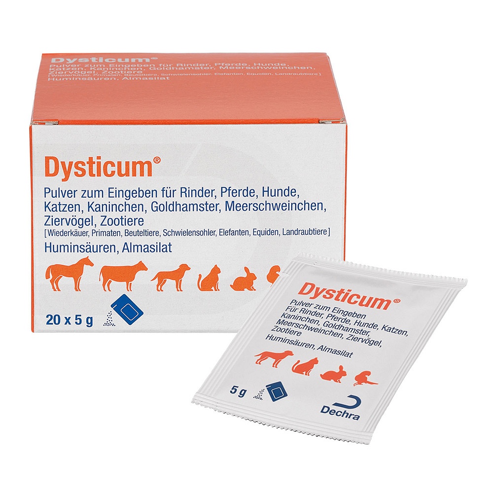 DYSTICUM Pulver zum Eingeben Beutel vet. - 20X5g