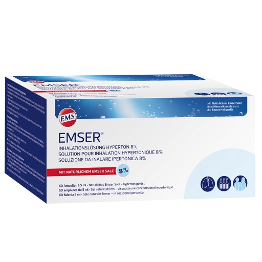 EMSER Inhalationslösung hyperton 8% - 60X5ml - Inhalation