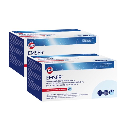 EMSER Inhalationslösung hyperton 4% - 120X5ml - Inhalation