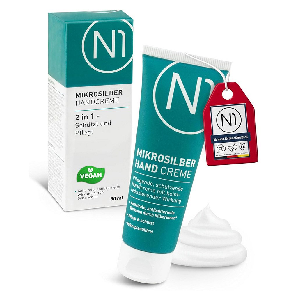 N1 Mikrosilber Handcreme - 50ml - Haus- & Reiseapotheke