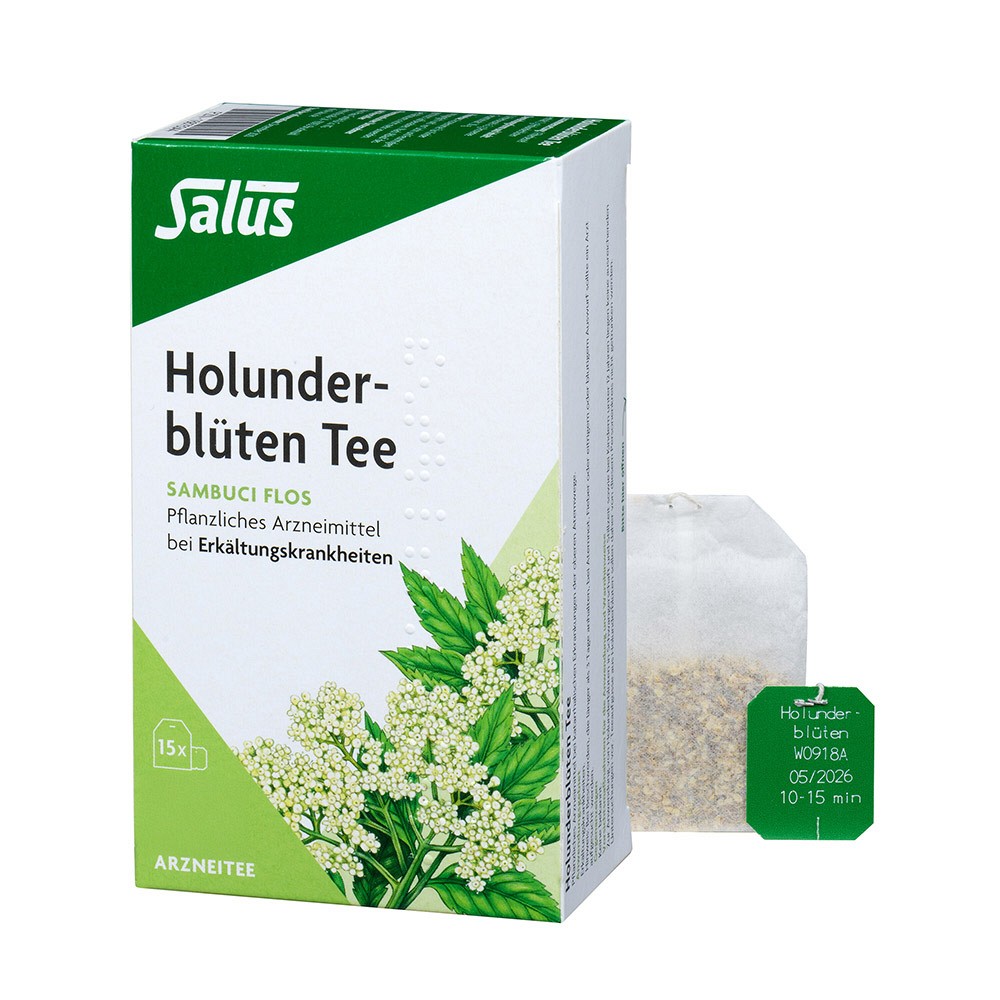 HOLUNDERBLÜTEN Arzneitee Sambuci flos Salus Fbtl. - 15Stk