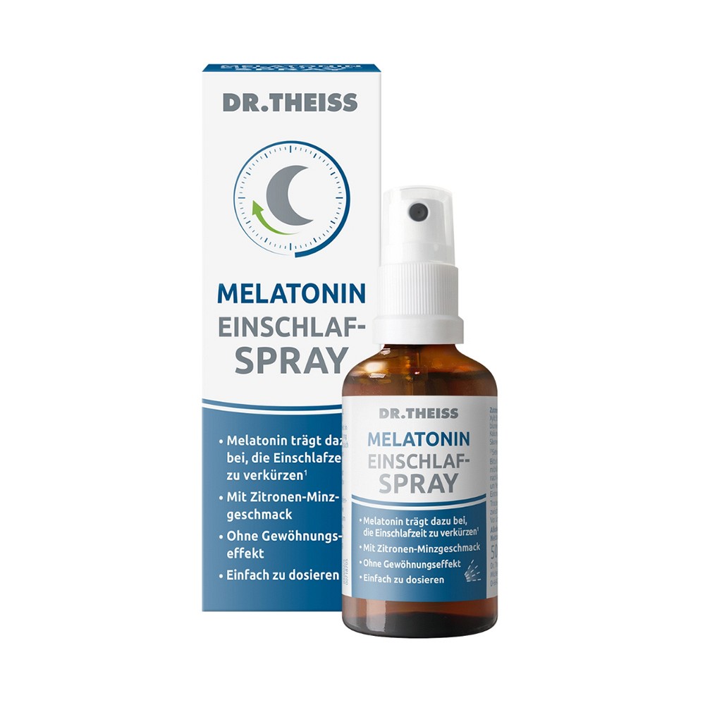 DR.THEISS Melatonin Einschlaf-Spray NEM - 50ml - Beruhigung & Schlaf