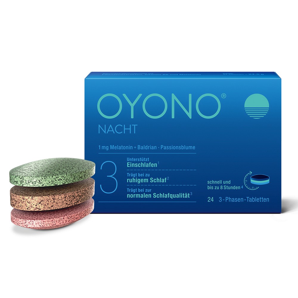 OYONO Nacht Tabletten - 24Stk - Beruhigung & Schlaf