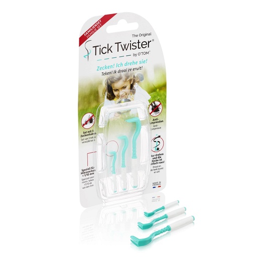ZECKENHAKEN Tick Twister Familienset Hebel by OTom - 1Stk