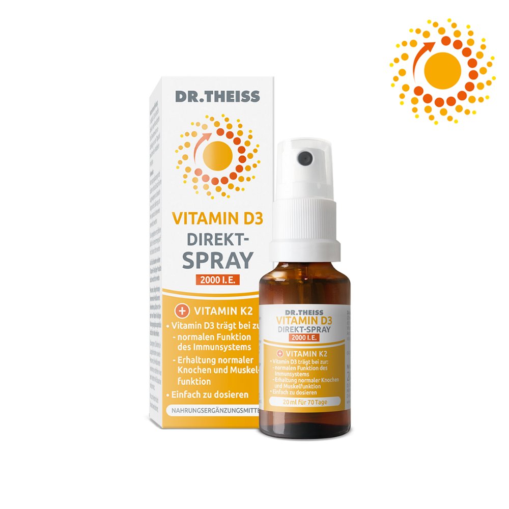 DR.THEISS Vitamin D3 Direkt-Spray - 20ml - Stärkung Immunsystem