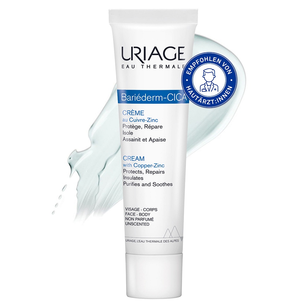 URIAGE Bariederm-Cica Creme mit Kupfer-Zink - 40ml - Uriage