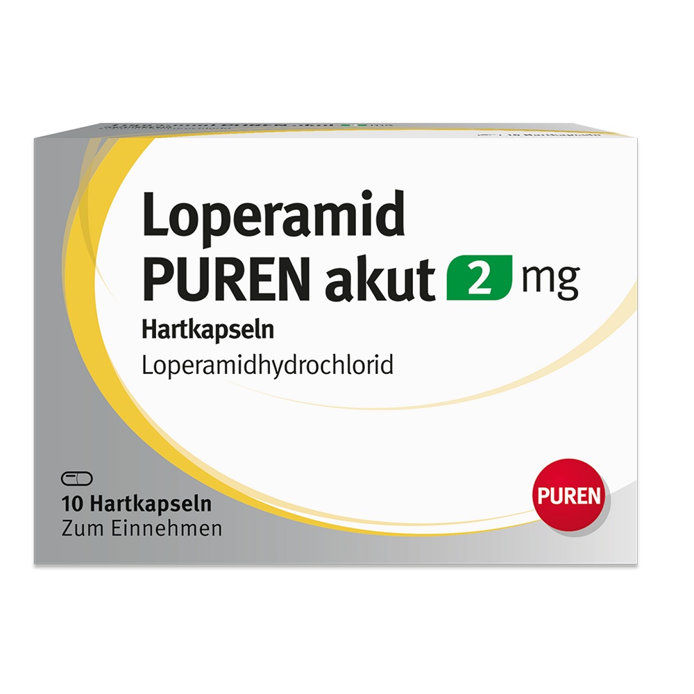 LOPERAMID PUREN akut 2 mg Hartkapseln - 10Stk