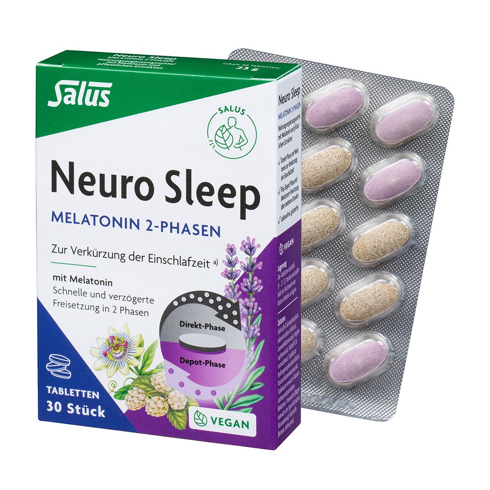 NEURO SLEEP Melatonin 2-Phasen Tabletten Salus - 30Stk