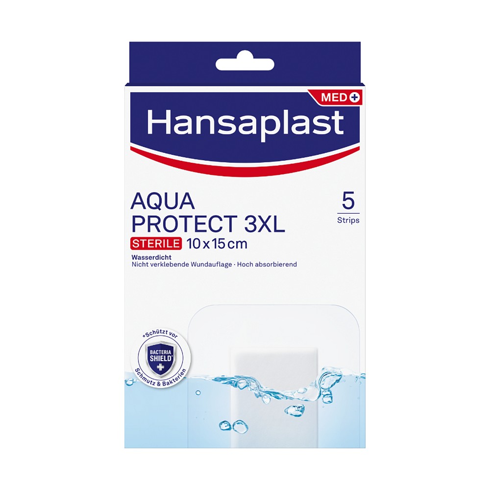 HANSAPLAST Aqua Protect Wundverb.steril 10x15 cm - 5Stk - Hansaplast