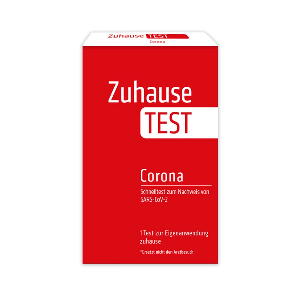 ZUHAUSE TEST Corona Speichel - 1Stk - Schnelltest für Zuhause