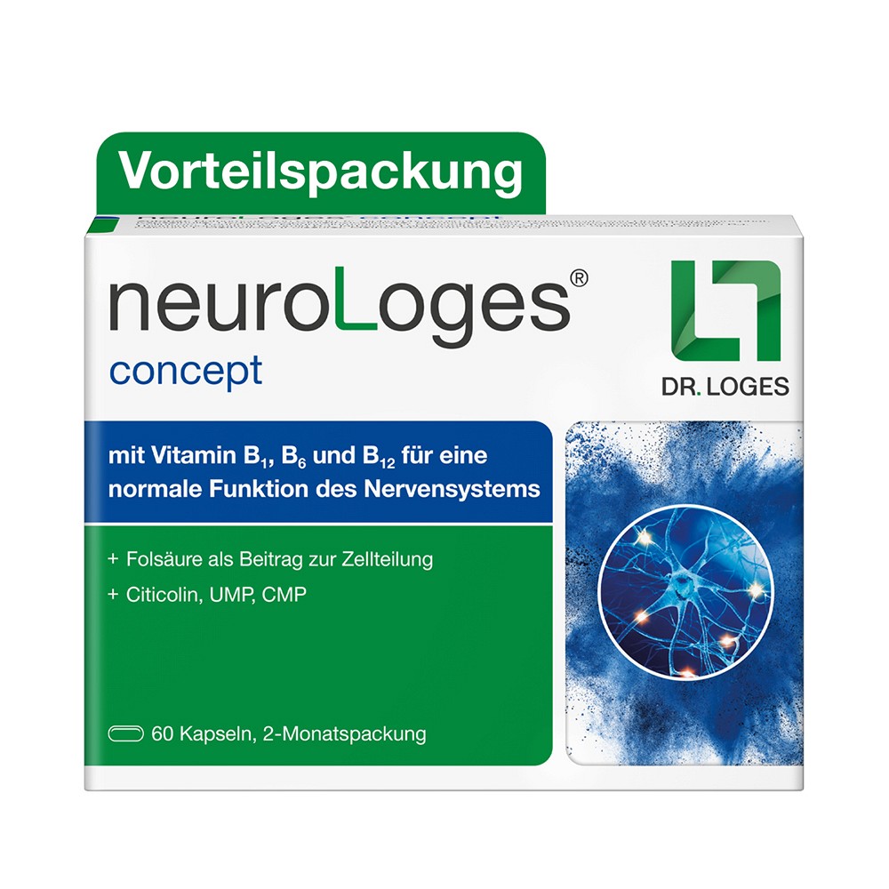 NEUROLOGES concept Kapseln - 60Stk - Nerven, Muskeln & Gelenke