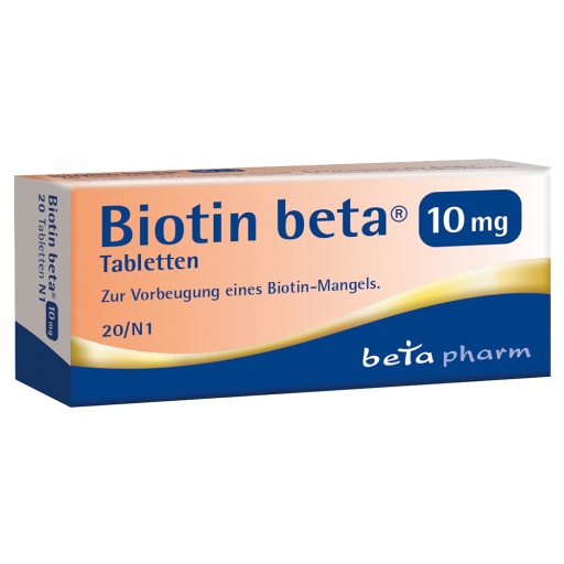 BIOTIN BETA 10 mg Tabletten - 20Stk