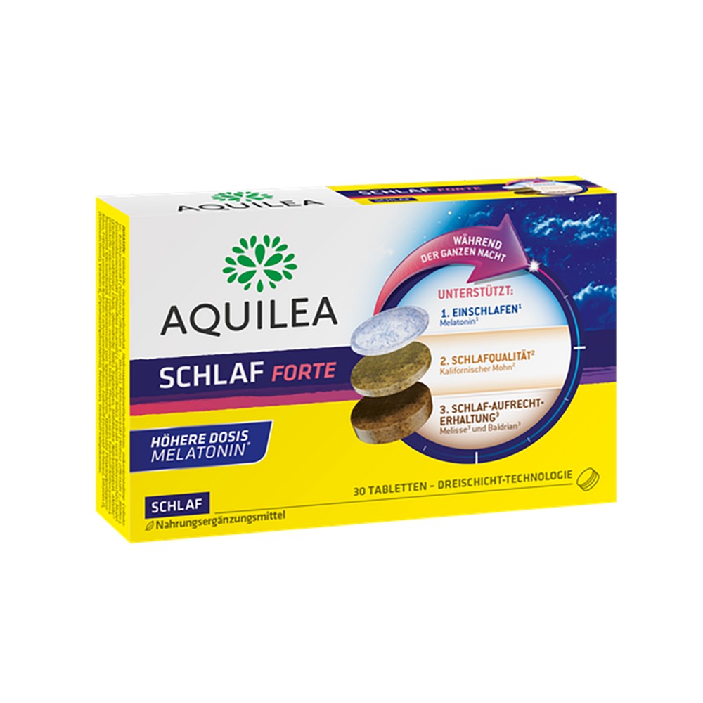 AQUILEA Schlaf forte Tabletten - 30Stk - Nerven,Beruhigung & Schlaf