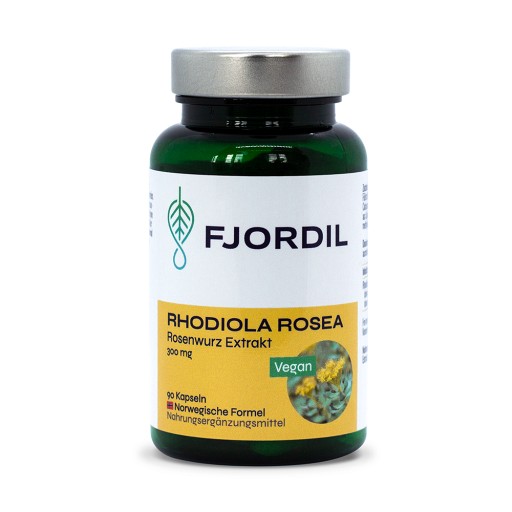 FJORDIL Rhodiola rosea Kapseln - 90Stk - Vegan