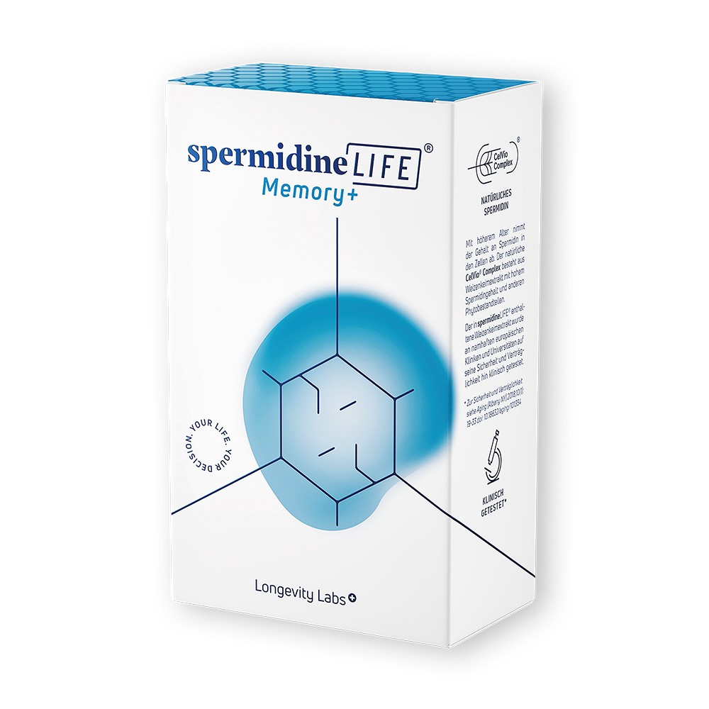 SPERMIDINELIFE Memory+ Kapseln - 60Stk - Gedächtnis & Konzentration