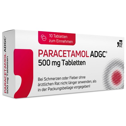 PARACETAMOL ADGC 500 mg Tabletten - 10Stk