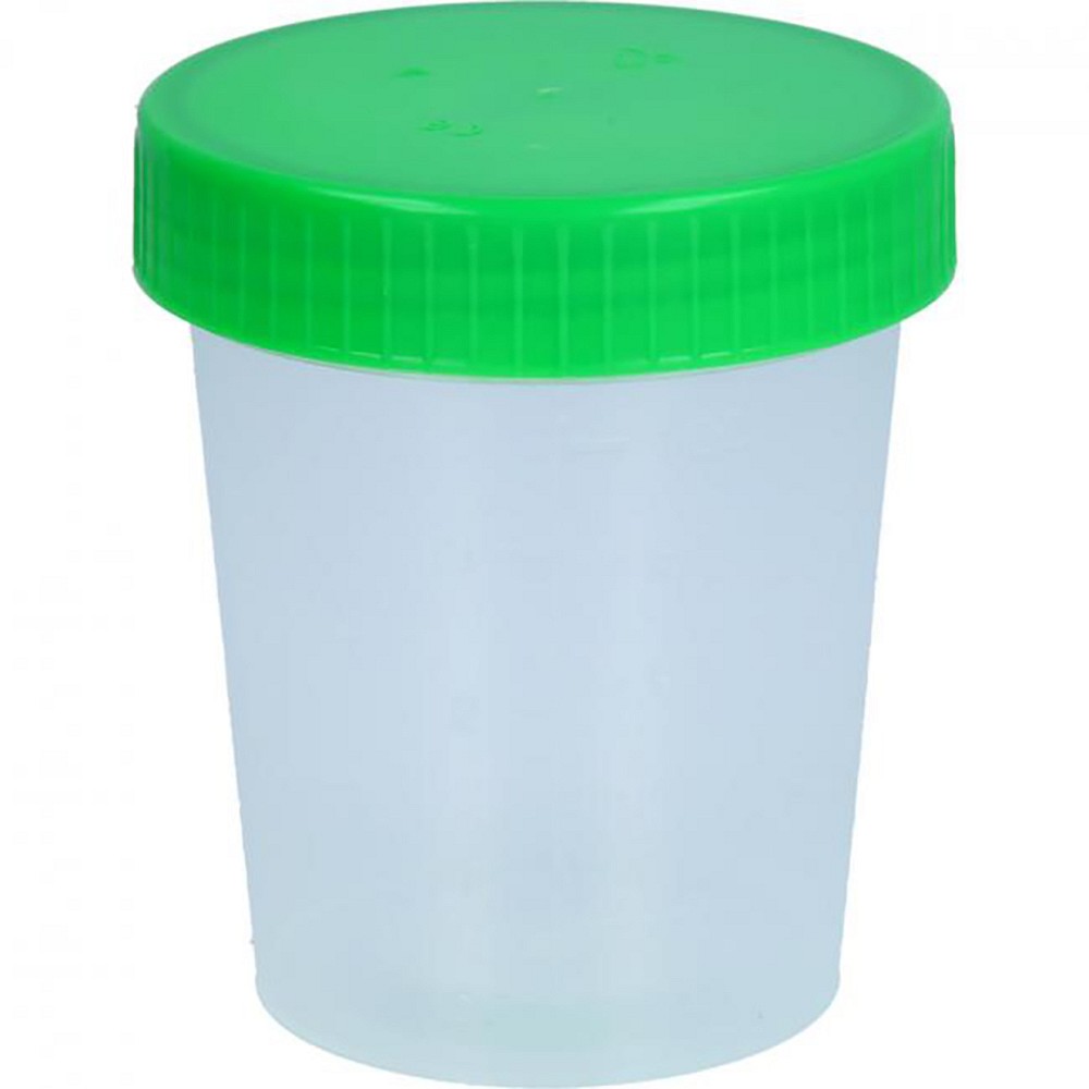 URINBECHER mit Schraubdeckel - 10Stk