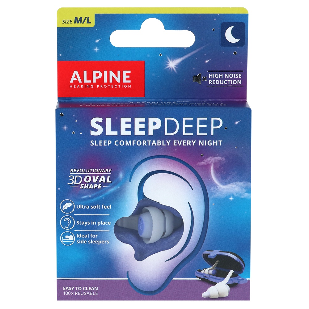 ALPINE SLEEPDEEP Ohrstöpsel (2 Stk) 