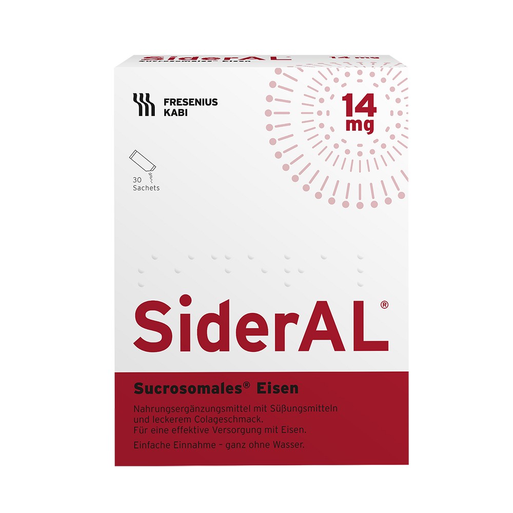 SIDERAL Eisen 14 mg Cola Sachets Granulat - 30Stk