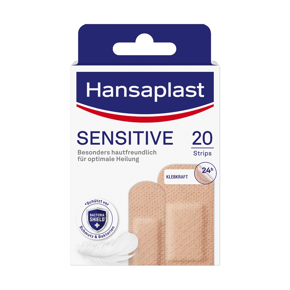 HANSAPLAST Sensitive Pflasterstrips hautton light - 20Stk - Hansaplast