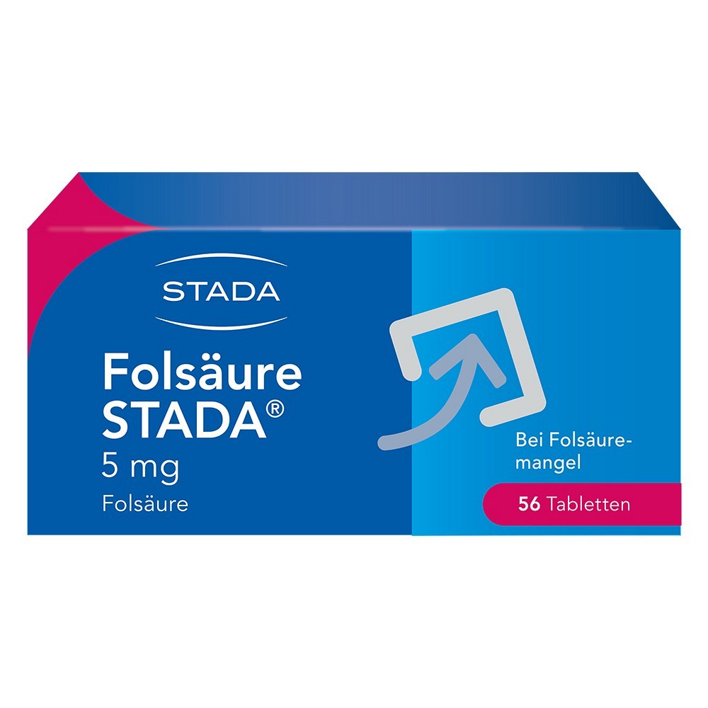 FOLSÄURE STADA 5 mg Tabletten - 56Stk