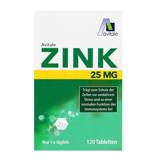Avitale ZINK 25 mg Tabletten
