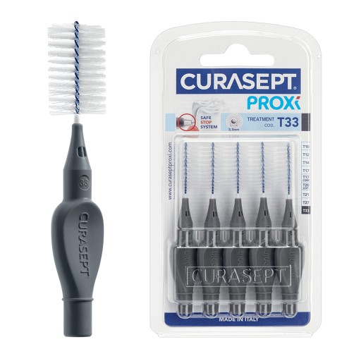 CURASEPT PROXI T33 anthrazit Interdentalbürste - 5Stk