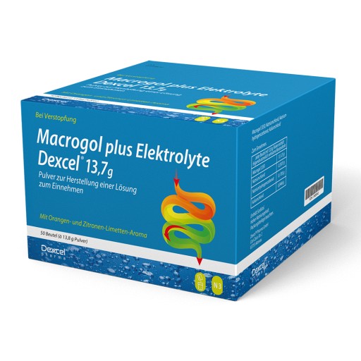 MACROGOL plus Elektrolyte Dexcel 13,7 g PLE - 50Stk - SONDERANGEBOTE