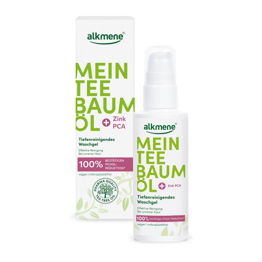 ALKMENE Mein Teebaumöl tiefenreinigendes Waschgel - 150ml