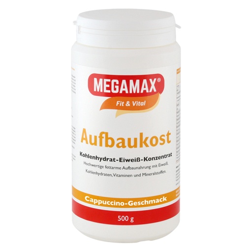 MEGAMAX Aufbaukost Cappuccino Pulver - 500g