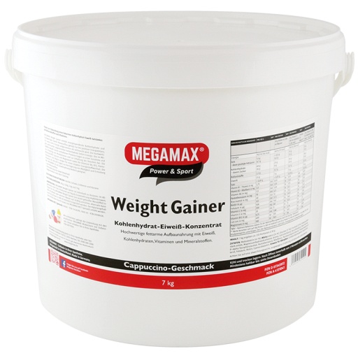WEIGHT GAINER Megamax Cappuccino Pulver - 7kg