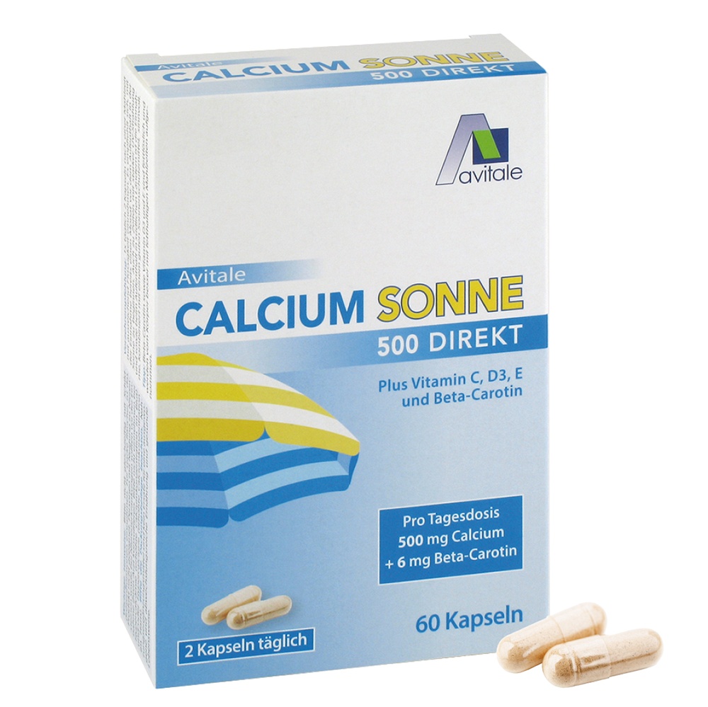 CALCIUM SONNE 500 Kapseln - 60Stk
