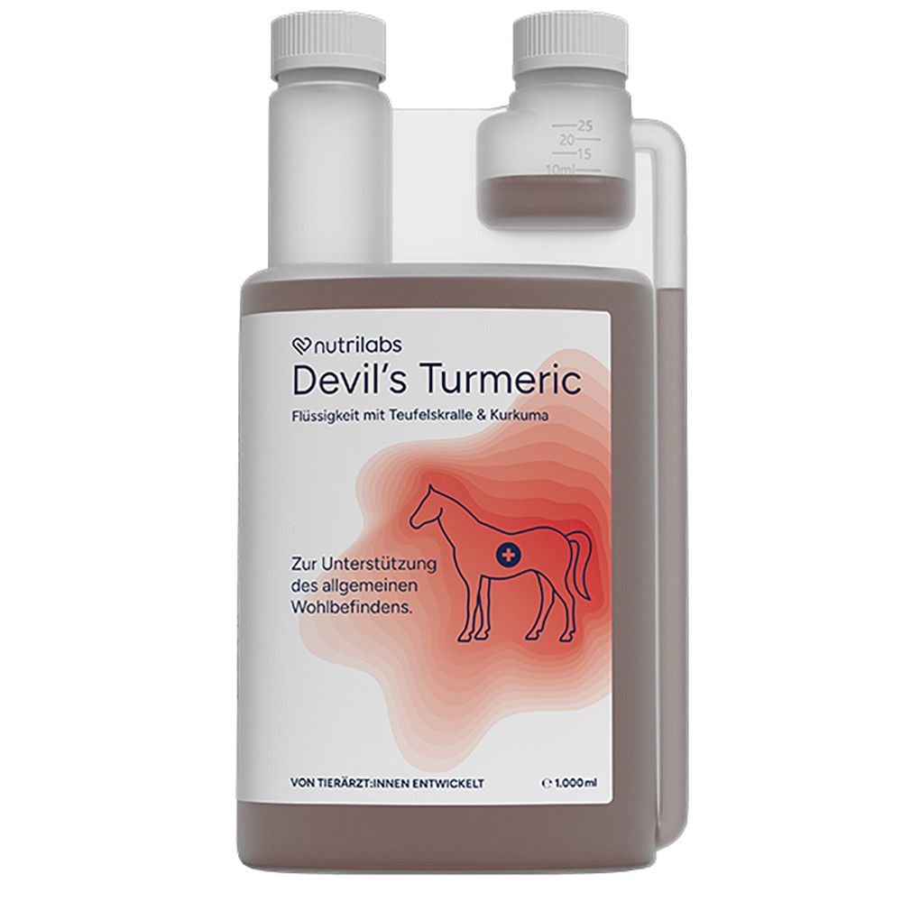 DEVIL\'S Turmeric flüssig f.Pferde - 1L - NutriLabs