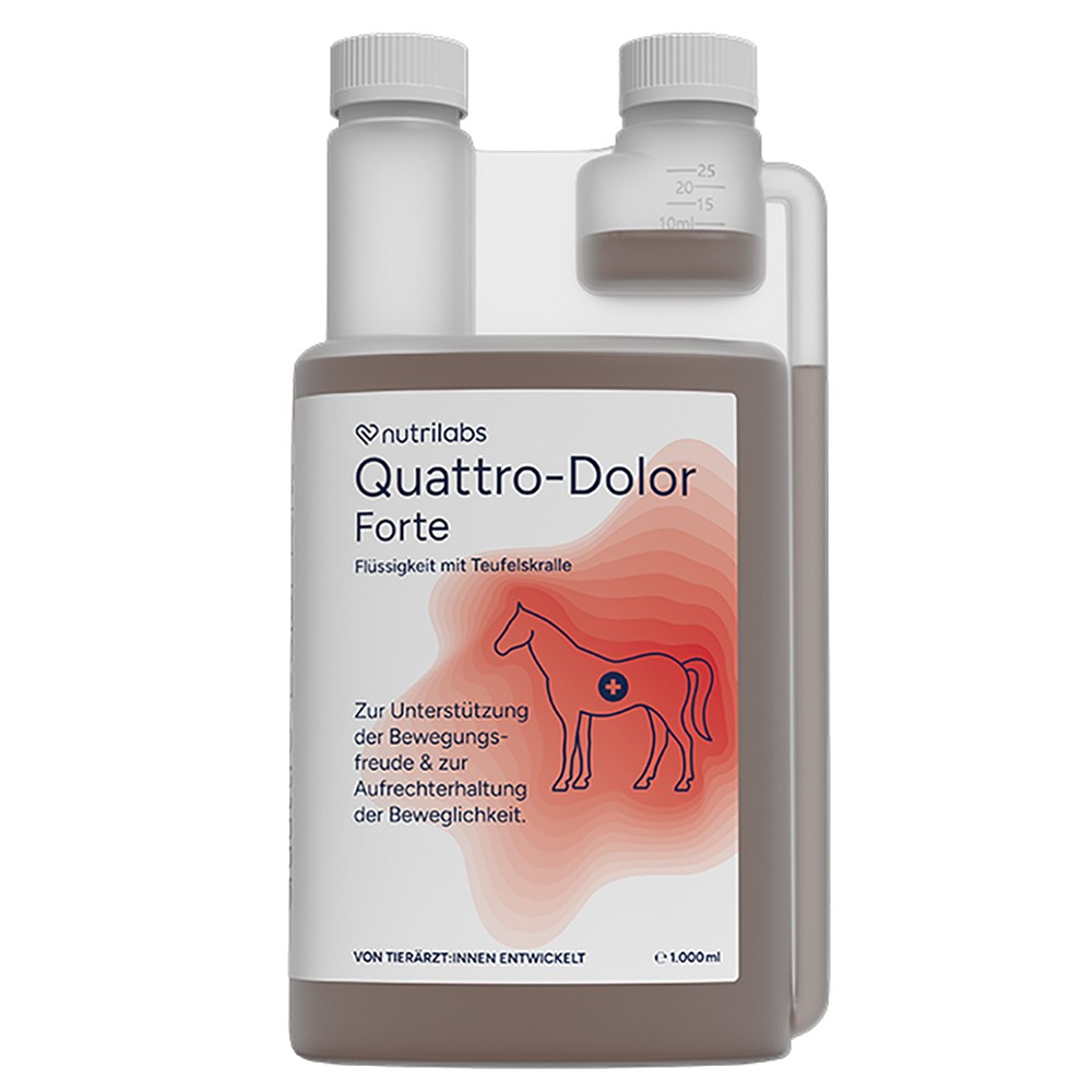QUATTRO Dolor forte flüssig f.Pferde - 1L - NutriLabs
