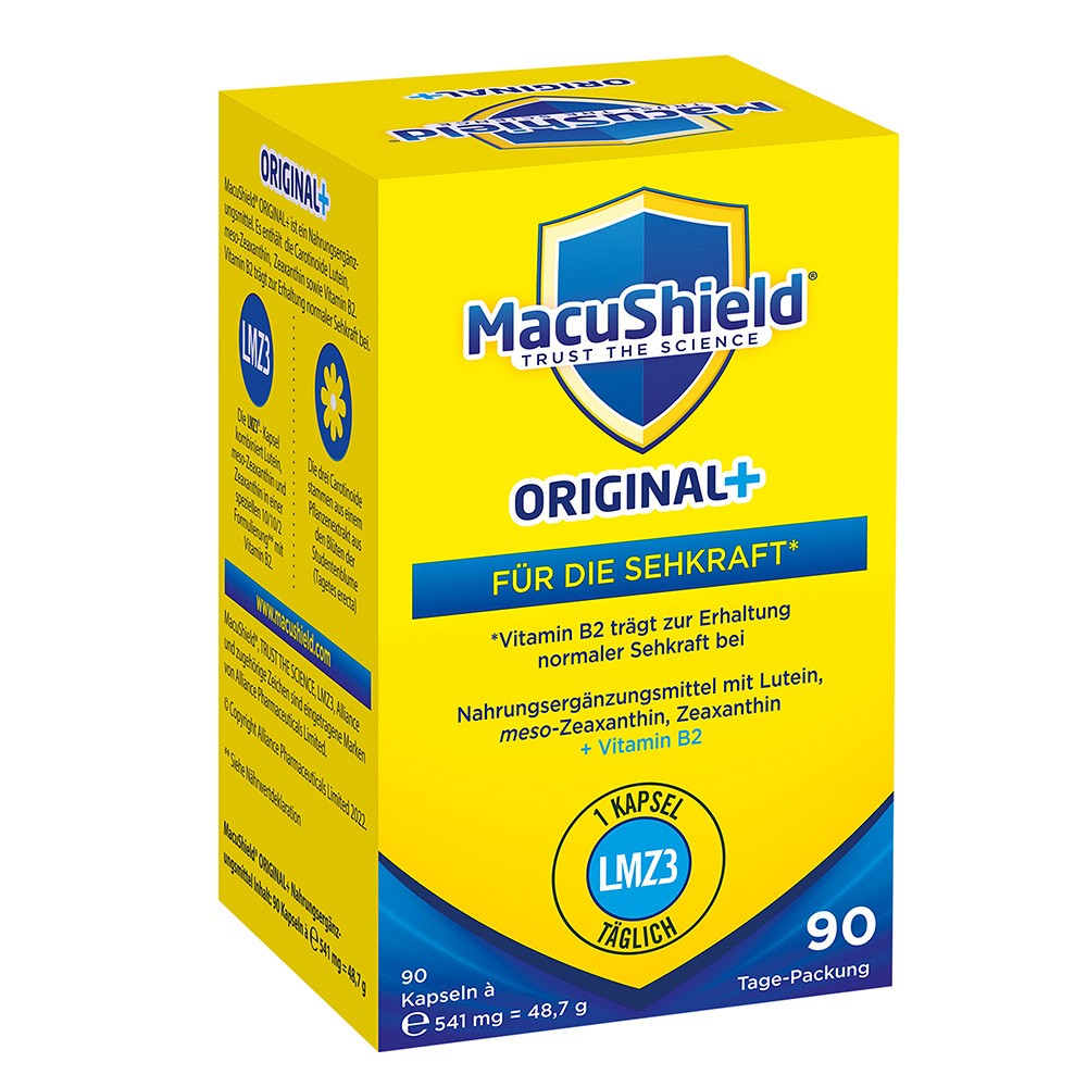 MACUSHIELD Original+ 90-Tage Weichkapseln - 90Stk